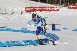 07.02.2016, Canmore, Canada (CAN): Marie Dorin (FRA) -  IBU world cup biathlon, single mixed relay, Canmore (CAN). www.nordicfocus.com. © Manzoni/NordicFocus. Every downloaded picture is fee-liable.