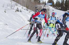 07.02.2016, Canmore, Canada (CAN): Nathan Smith (CAN) -  IBU world cup biathlon, single mixed relay, Canmore (CAN). www.nordicfocus.com. © Manzoni/NordicFocus. Every downloaded picture is fee-liable.