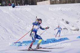 07.02.2016, Canmore, Canada (CAN): Marie Dorin (FRA) -  IBU world cup biathlon, single mixed relay, Canmore (CAN). www.nordicfocus.com. © Manzoni/NordicFocus. Every downloaded picture is fee-liable.