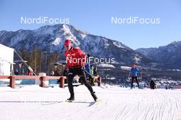 07.02.2016, Canmore, Canada (CAN): Lars Helge Birkeland (NOR) -  IBU world cup biathlon, single mixed relay, Canmore (CAN). www.nordicfocus.com. © Manzoni/NordicFocus. Every downloaded picture is fee-liable.