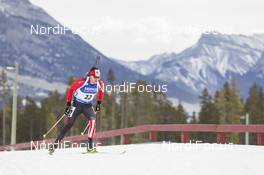 04.02.2016, Canmore, Canada (CAN): Nathan Smith (CAN) -  IBU world cup biathlon, sprint men, Canmore (CAN). www.nordicfocus.com. © Manzoni/NordicFocus. Every downloaded picture is fee-liable.