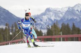 04.02.2016, Canmore, Canada (CAN): Simon Fourcade (FRA) -  IBU world cup biathlon, sprint men, Canmore (CAN). www.nordicfocus.com. © Manzoni/NordicFocus. Every downloaded picture is fee-liable.