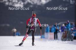 05.02.2016, Canmore, Canada (CAN): Zina Kocher (CAN) -  IBU world cup biathlon, sprint women, Canmore (CAN). www.nordicfocus.com. © Manzoni/NordicFocus. Every downloaded picture is fee-liable.