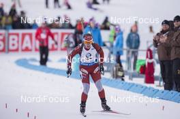 05.02.2016, Canmore, Canada (CAN): Baiba Bendika (LAT) -  IBU world cup biathlon, sprint women, Canmore (CAN). www.nordicfocus.com. © Manzoni/NordicFocus. Every downloaded picture is fee-liable.
