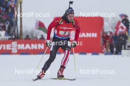13.02.2016, Presque Isle, United States of America (USA): Matthew Neumann (CAN) -  IBU world cup biathlon, relay men, Presque Isle (USA). www.nordicfocus.com. © Manzoni/NordicFocus. Every downloaded picture is fee-liable.