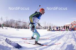 11.02.2016, Presque Isle, United States of America (USA): Artem Pryma (URK) -  IBU world cup biathlon, sprint men, Presque Isle (USA). www.nordicfocus.com. © Manzoni/NordicFocus. Every downloaded picture is fee-liable.