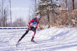 11.02.2016, Presque Isle, United States of America (USA): Carsen Campbell (CAN) -  IBU world cup biathlon, sprint men, Presque Isle (USA). www.nordicfocus.com. © Manzoni/NordicFocus. Every downloaded picture is fee-liable.