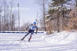 11.02.2016, Presque Isle, United States of America (USA): Lukas Hofer (ITA) -  IBU world cup biathlon, sprint men, Presque Isle (USA). www.nordicfocus.com. © Manzoni/NordicFocus. Every downloaded picture is fee-liable.