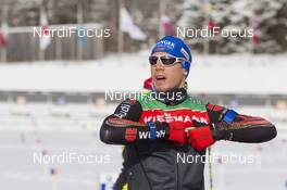 09.02.2016, Presque Isle, United States of America (USA): Simon Schempp (GER) -  IBU world cup biathlon, training, Presque Isle (USA). www.nordicfocus.com. © Manzoni/NordicFocus. Every downloaded picture is fee-liable.