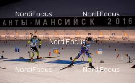 19.03.2016, Khanty-Mansiysk, Russia (RUS): Simon Desthieux (FRA) -  IBU world cup biathlon, pursuit men, Khanty-Mansiysk (RUS). www.nordicfocus.com. © Tumashov/NordicFocus. Every downloaded picture is fee-liable.