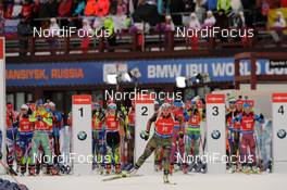 19.03.2016, Khanty-Mansiysk, Russia (RUS): Nadine Horchler (GER) -  IBU world cup biathlon, pursuit women, Khanty-Mansiysk (RUS). www.nordicfocus.com. © Tumashov/NordicFocus. Every downloaded picture is fee-liable.
