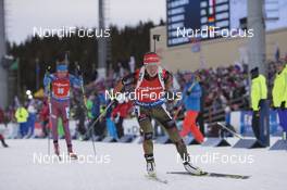 19.03.2016, Khanty-Mansiysk, Russia (RUS): Laura Dahlmeier (GER) -  IBU world cup biathlon, pursuit women, Khanty-Mansiysk (RUS). www.nordicfocus.com. © Manzoni/NordicFocus. Every downloaded picture is fee-liable.