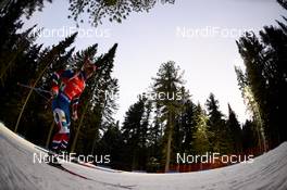 18.03.2016, Khanty-Mansiysk, Russia (RUS): Ole Einar Bjoerndalen (NOR) -  IBU world cup biathlon, sprint men, Khanty-Mansiysk (RUS). www.nordicfocus.com. © Tumashov/NordicFocus. Every downloaded picture is fee-liable.