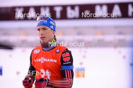 18.03.2016, Khanty-Mansiysk, Russia (RUS): Simon Schempp (GER) -  IBU world cup biathlon, sprint men, Khanty-Mansiysk (RUS). www.nordicfocus.com. © Tumashov/NordicFocus. Every downloaded picture is fee-liable.