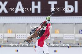 17.03.2016, Khanty-Mansiysk, Russia (RUS): Julia Ransom (CAN) -  IBU world cup biathlon, sprint women, Khanty-Mansiysk (RUS). www.nordicfocus.com. © Manzoni/NordicFocus. Every downloaded picture is fee-liable.