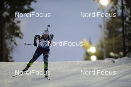 17.03.2016, Khanty-Mansiysk, Russia (RUS): Anais Bescond (FRA) -  IBU world cup biathlon, sprint women, Khanty-Mansiysk (RUS). www.nordicfocus.com. © Tumashov/NordicFocus. Every downloaded picture is fee-liable.