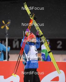 17.03.2016, Khanty-Mansiysk, Russia (RUS): Kaisa Maekaeraeinen (FIN) -  IBU world cup biathlon, sprint women, Khanty-Mansiysk (RUS). www.nordicfocus.com. © Tumashov/NordicFocus. Every downloaded picture is fee-liable.