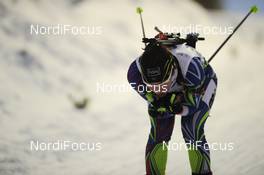 17.03.2016, Khanty-Mansiysk, Russia (RUS): Justine Braisaz (FRA) -  IBU world cup biathlon, sprint women, Khanty-Mansiysk (RUS). www.nordicfocus.com. © Tumashov/NordicFocus. Every downloaded picture is fee-liable.