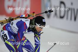 17.03.2016, Khanty-Mansiysk, Russia (RUS): Celia Aymonier (FRA) -  IBU world cup biathlon, sprint women, Khanty-Mansiysk (RUS). www.nordicfocus.com. © Tumashov/NordicFocus. Every downloaded picture is fee-liable.