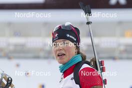17.03.2016, Khanty-Mansiysk, Russia (RUS): Julia Ransom (CAN) -  IBU world cup biathlon, sprint women, Khanty-Mansiysk (RUS). www.nordicfocus.com. © Manzoni/NordicFocus. Every downloaded picture is fee-liable.