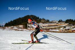 30.01.2016, Cheile Gradistei, Romania (ROU): REITER Dominic(GER) - IBU Youth and Junior world ski championships biathlon, sprint men junior, Cheile Gradistei (ROU). www.nordicfocus.com. © Tumashov/NordicFocus. Every downloaded picture is fee-liable.