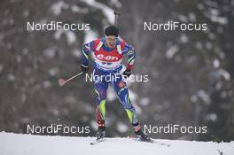 10.03.2016, Oslo, Norway (NOR): Jean Guillaume Beatrix (FRA) - IBU world championships biathlon, individual men, Oslo (NOR). www.nordicfocus.com. © NordicFocus. Every downloaded picture is fee-liable.