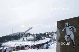 13.03.2016, Oslo, Norway (NOR): Holmenkollen ski arena Event Feature: - IBU world championships biathlon, mass men, Oslo (NOR). www.nordicfocus.com. © Tumashov/NordicFocus. Every downloaded picture is fee-liable.