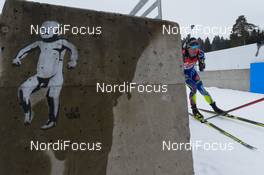 13.03.2016, Oslo, Norway (NOR): Quentin Fillon Maillet (FRA) - IBU world championships biathlon, mass men, Oslo (NOR). www.nordicfocus.com. © Tumashov/NordicFocus. Every downloaded picture is fee-liable.