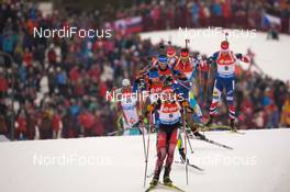 13.03.2016, Oslo, Norway (NOR): Arnd Peiffer (GER) - IBU world championships biathlon, mass men, Oslo (NOR). www.nordicfocus.com. © Tumashov/NordicFocus. Every downloaded picture is fee-liable.