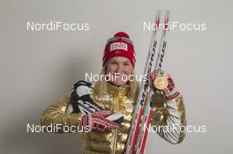 11.03.2016, Oslo, Norway (NOR): Marte Olsbu (NOR) - IBU world championships biathlon, medals, Oslo (NOR). www.nordicfocus.com. © NordicFocus. Every downloaded picture is fee-liable.