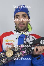 03.03.2016, Oslo, Norway (NOR): Martin Fourcade (FRA) - IBU world championships biathlon, medals, Oslo (NOR). www.nordicfocus.com. © NordicFocus. Every downloaded picture is fee-liable.