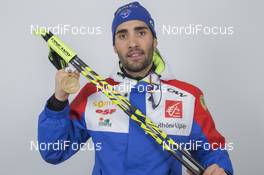 03.03.2016, Oslo, Norway (NOR): Martin Fourcade (FRA) - IBU world championships biathlon, medals, Oslo (NOR). www.nordicfocus.com. © NordicFocus. Every downloaded picture is fee-liable.