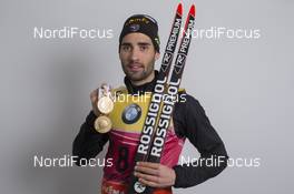 05.03.2016, Oslo, Norway (NOR): Martin Fourcade (FRA) - IBU world championships biathlon, medals, Oslo (NOR). www.nordicfocus.com. © NordicFocus. Every downloaded picture is fee-liable.