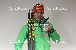 12.03.2016, Oslo, Norway (NOR): Arnd Peiffer (GER) - IBU world championships biathlon, relay men, Oslo (NOR). www.nordicfocus.com. © NordicFocus. Every downloaded picture is fee-liable.