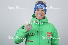 03.03.2016, Oslo, Norway (NOR): Simon Schempp (GER) - IBU world championships biathlon, medals, Oslo (NOR). www.nordicfocus.com. © NordicFocus. Every downloaded picture is fee-liable.