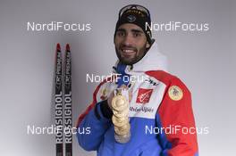 13.03.2016, Oslo, Norway (NOR): Martin Fourcade (FRA) - IBU world championships biathlon, medals, Oslo (NOR). www.nordicfocus.com. © NordicFocus. Every downloaded picture is fee-liable.
