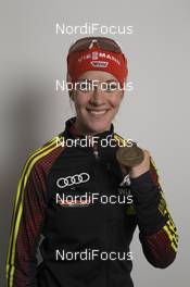 11.03.2016, Oslo, Norway (NOR): Maren Hammerschmidt (GER) - IBU world championships biathlon, medals, Oslo (NOR). www.nordicfocus.com. © NordicFocus. Every downloaded picture is fee-liable.