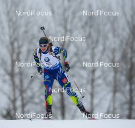 06.03.2016, Oslo, Norway (NOR): Anais Bescond (FRA) - IBU world championships biathlon, pursuit women, Oslo (NOR). www.nordicfocus.com. © Tumashov/NordicFocus. Every downloaded picture is fee-liable.