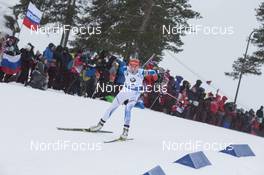 06.03.2016, Oslo, Norway (NOR): Kaisa Makarainen (FIN) - IBU world championships biathlon, pursuit women, Oslo (NOR). www.nordicfocus.com. © NordicFocus. Every downloaded picture is fee-liable.