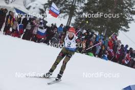 06.03.2016, Oslo, Norway (NOR): Franziska Hildebrand (GER) - IBU world championships biathlon, pursuit women, Oslo (NOR). www.nordicfocus.com. © NordicFocus. Every downloaded picture is fee-liable.