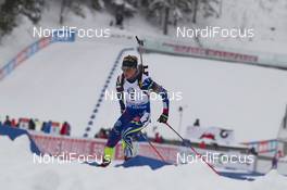 06.03.2016, Oslo, Norway (NOR): Marie Dorin Habert (FRA) - IBU world championships biathlon, pursuit women, Oslo (NOR). www.nordicfocus.com. © NordicFocus. Every downloaded picture is fee-liable.