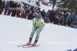 06.03.2016, Oslo, Norway (NOR): Mona Brorsson (SWE) - IBU world championships biathlon, pursuit women, Oslo (NOR). www.nordicfocus.com. © NordicFocus. Every downloaded picture is fee-liable.
