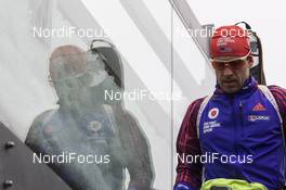 12.03.2016, Oslo, Norway (NOR): Lowell Bailey (USA) - IBU world championships biathlon, relay men, Oslo (NOR). www.nordicfocus.com. © NordicFocus. Every downloaded picture is fee-liable.