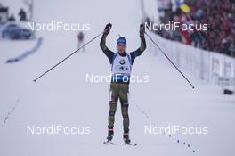 12.03.2016, Oslo, Norway (NOR): Simon Schempp (GER) - IBU world championships biathlon, relay men, Oslo (NOR). www.nordicfocus.com. © NordicFocus. Every downloaded picture is fee-liable.