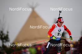 12.03.2016, Oslo, Norway (NOR): Nathan Smith (CAN) - IBU world championships biathlon, relay men, Oslo (NOR). www.nordicfocus.com. © Tumashov/NordicFocus. Every downloaded picture is fee-liable.