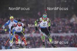 12.03.2016, Oslo, Norway (NOR): Yuryi Liadov (BLR) - IBU world championships biathlon, relay men, Oslo (NOR). www.nordicfocus.com. © NordicFocus. Every downloaded picture is fee-liable.