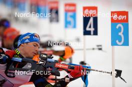 12.03.2016, Oslo, Norway (NOR): Simon Schempp (GER) - IBU world championships biathlon, relay men, Oslo (NOR). www.nordicfocus.com. © Tumashov/NordicFocus. Every downloaded picture is fee-liable.