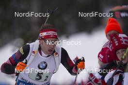 12.03.2016, Oslo, Norway (NOR): Simon Eder (AUT) - IBU world championships biathlon, relay men, Oslo (NOR). www.nordicfocus.com. © NordicFocus. Every downloaded picture is fee-liable.