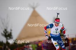 12.03.2016, Oslo, Norway (NOR): Tarjei Boe (NOR) - IBU world championships biathlon, relay men, Oslo (NOR). www.nordicfocus.com. © Tumashov/NordicFocus. Every downloaded picture is fee-liable.