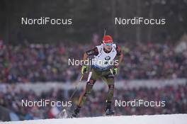 12.03.2016, Oslo, Norway (NOR): Benedikt Doll (GER) - IBU world championships biathlon, relay men, Oslo (NOR). www.nordicfocus.com. © NordicFocus. Every downloaded picture is fee-liable.